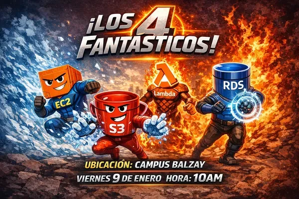 Los 4 Fantásticos de AWS